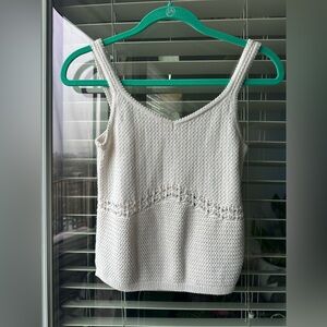 Old Navy Cotton Crochet Style Tank Top